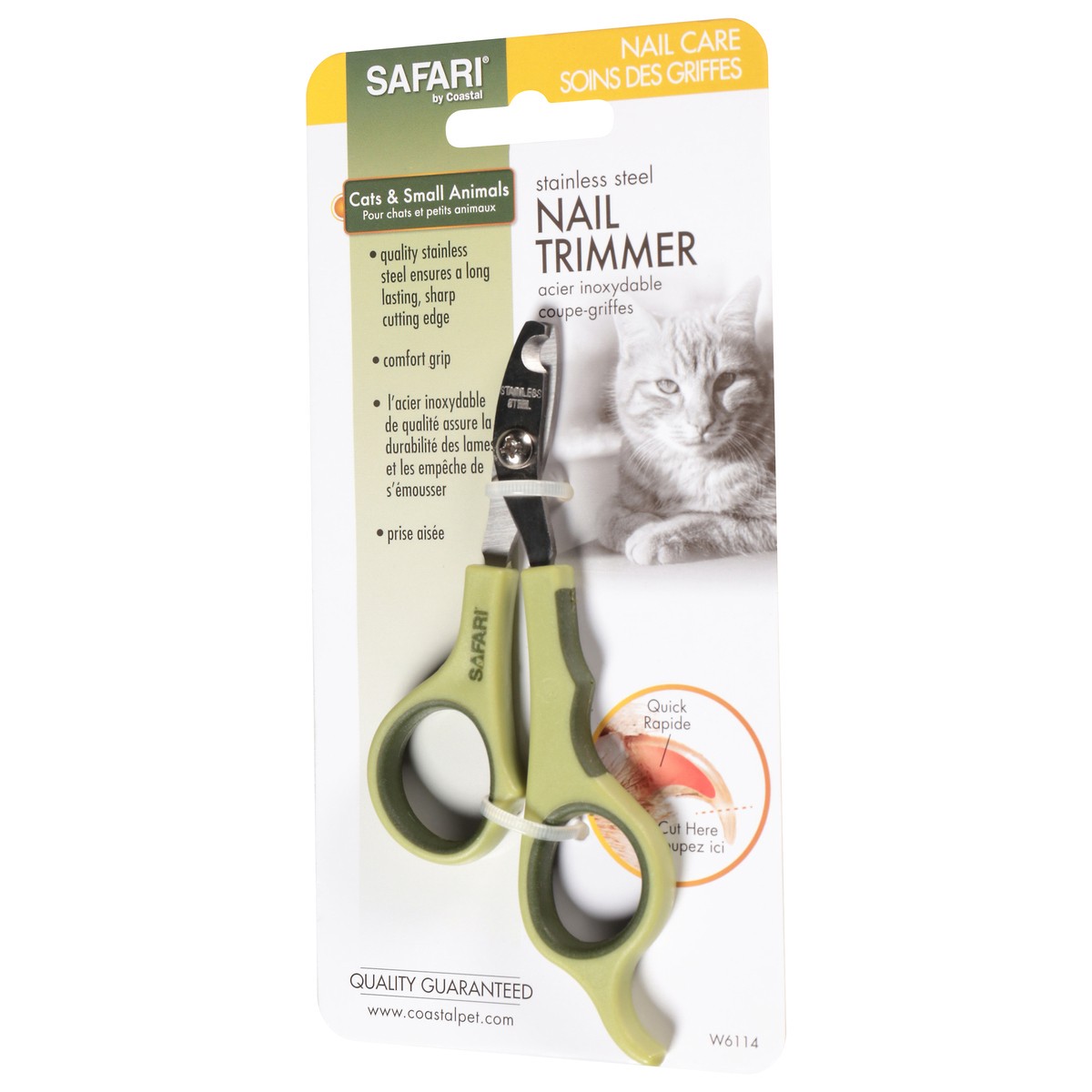 slide 2 of 13, Safari by Coastal Cat Deluxe Nail Trimmer, No Color, One Size (5" L x 2.25" W), 1 ct