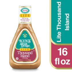 Ken's Steak House Lite Thousand Island Salad Dressing 16 fl oz