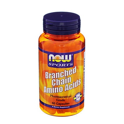 slide 1 of 1, NOW Sports Branched Chain Amino Acids Capsules, 60 ct