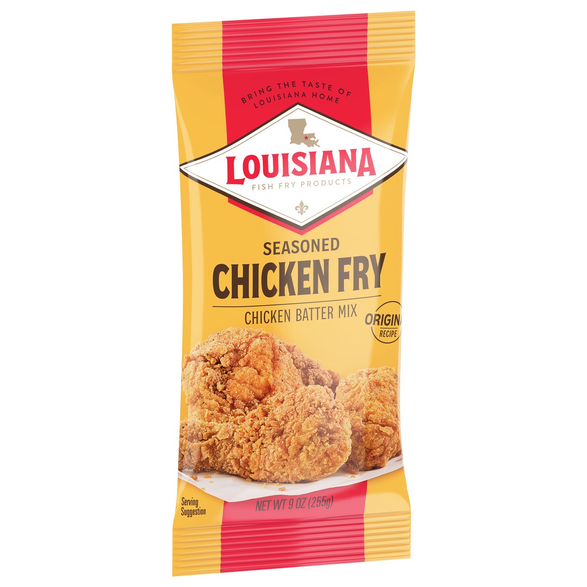 slide 7 of 9, Louisiana Fish Fry Products Original Recipe Seasoned Chicken Fry Chicken Batter Mix 9 oz, 9 oz