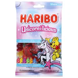 Haribo Unicornilicious Gummi Candy Share Size 8 oz