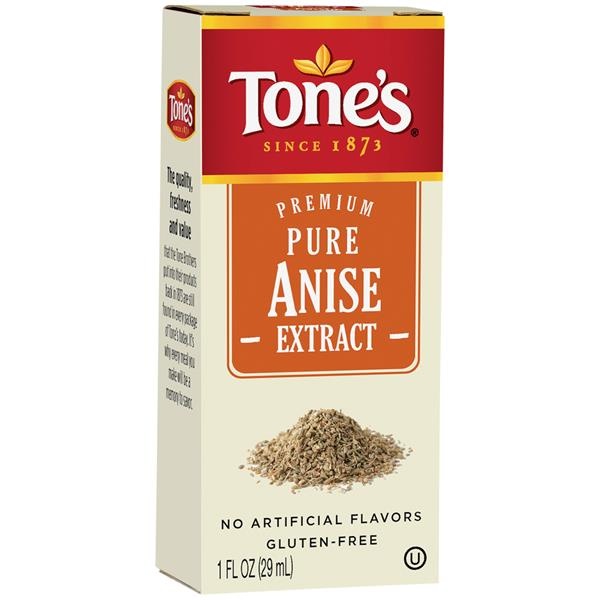 slide 1 of 1, Tone's Pure Anise Extract, 1 fl oz