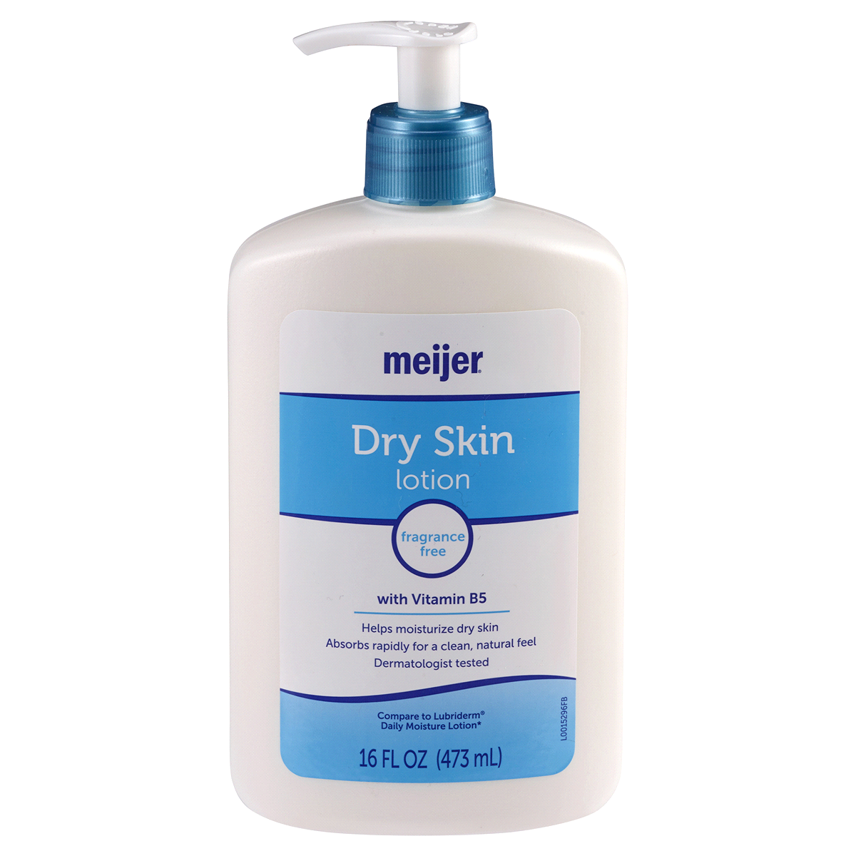 slide 1 of 2, Meijer Dry Skin Fragrance Free With Vitamin B5 Lotion, 16 oz