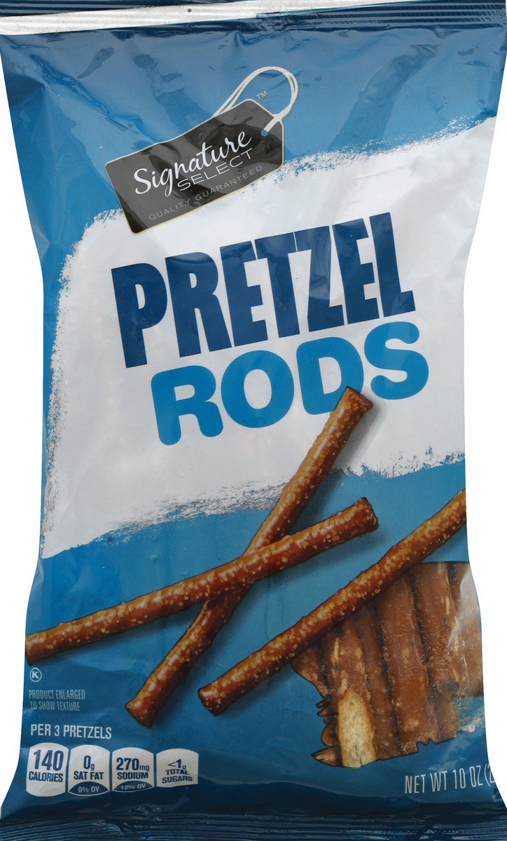 slide 3 of 5, Signature Select Pretzel Rods 10 oz, 1 ct