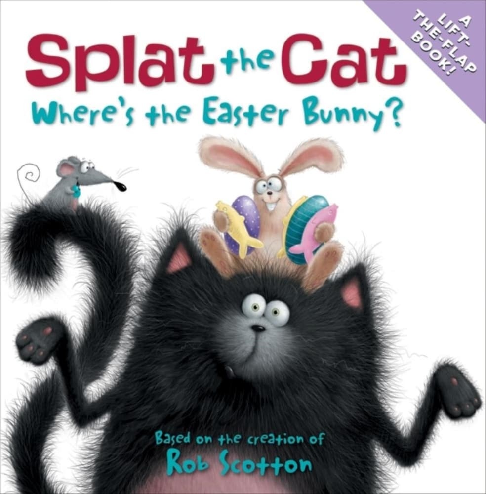 slide 1 of 1, Splat The Cat: Where's The Easter Bunny By Rob Scotton, 16 pages