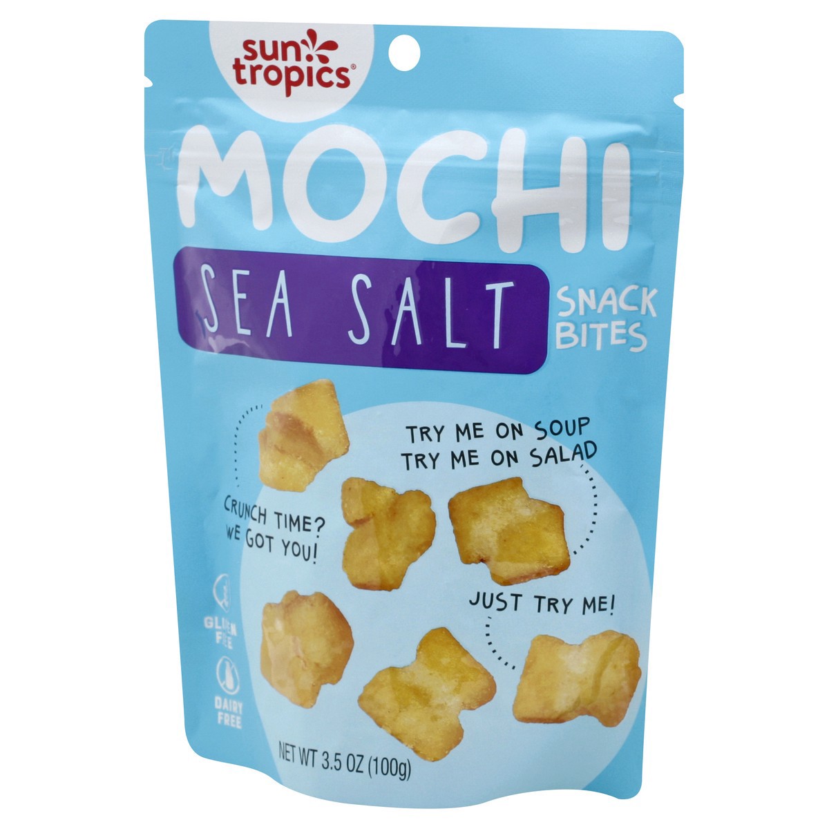 slide 2 of 9, Sun Tropics Mochi Sea Salt Snack Bites 3.5 oz, 3.5 oz