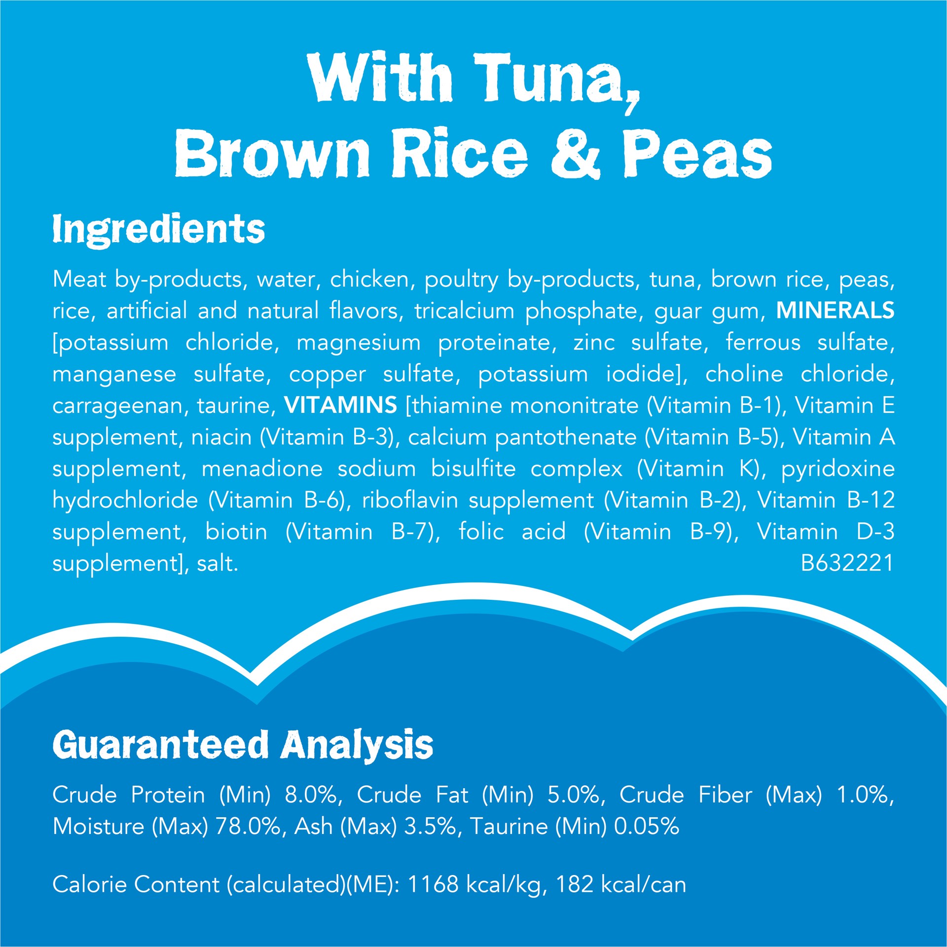 slide 6 of 8, Friskies Purina Friskies Wet Cat Food Pate Ocean Favorites With Natural Tuna, Brown Rice and Peas, 5.5 oz