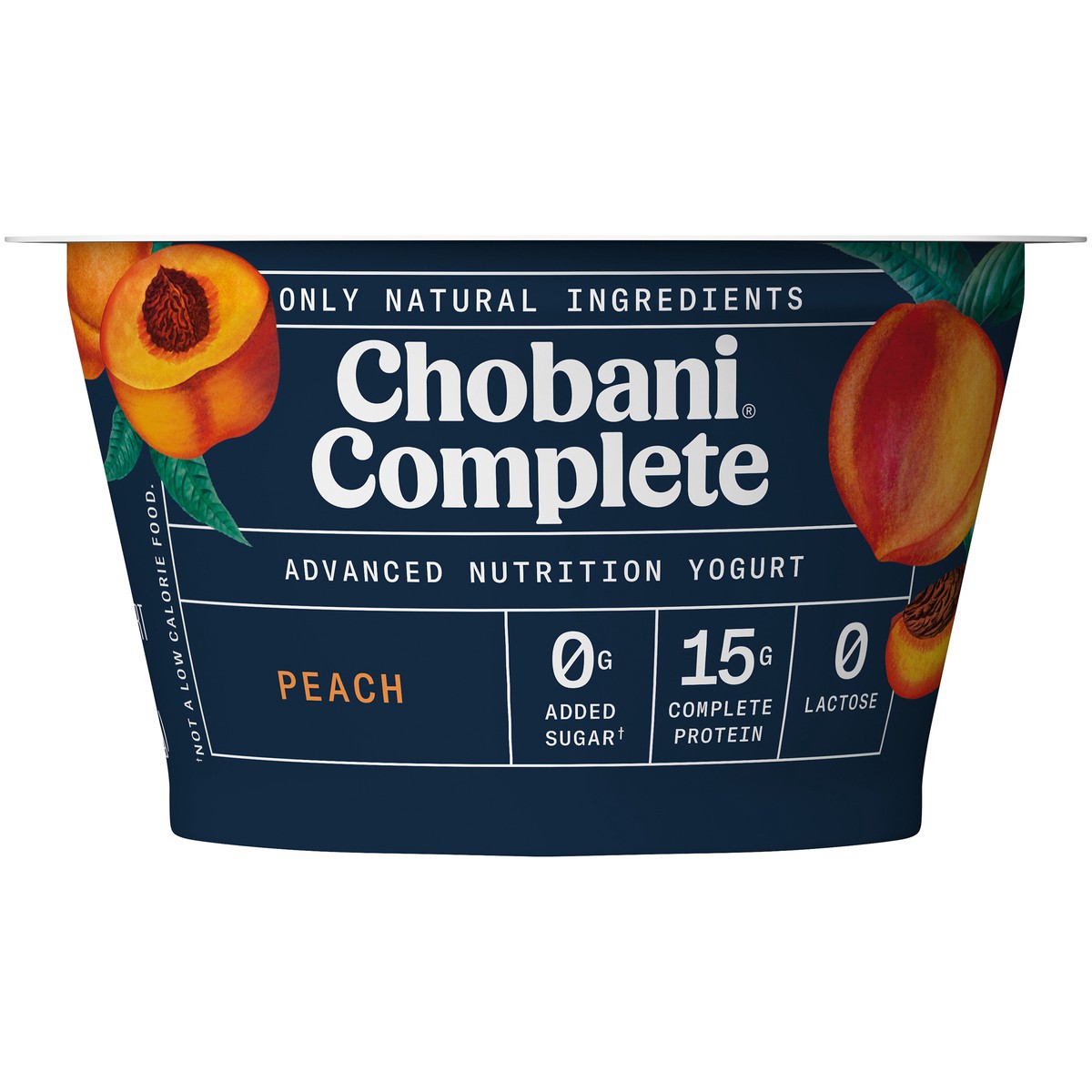 slide 4 of 12, Chobani Complete Greek Yogurt Peach 5.3oz, 5.3 oz