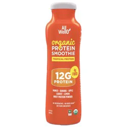 AllWellO Organic 12g Protein Smoothie - Tropical