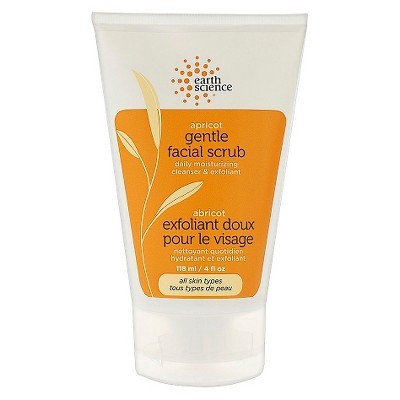 slide 1 of 9, Earth Science Apricot Gentle Facial Scrub, 4 oz
