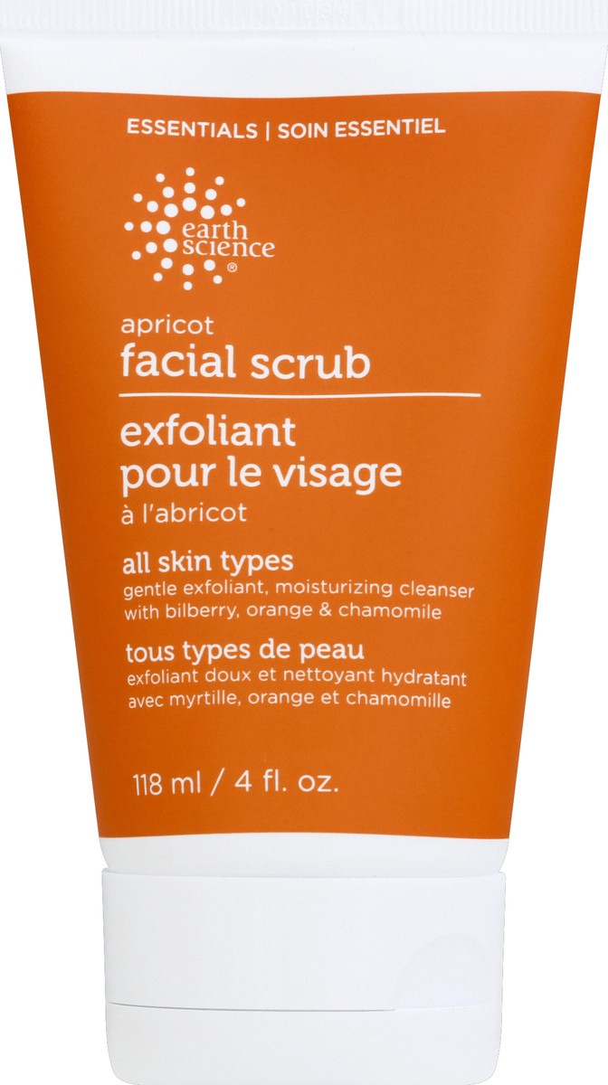 slide 7 of 9, Earth Science Apricot Gentle Facial Scrub, 4 oz