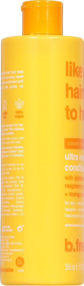slide 13 of 14, B. Fresh Like a Hairway to Heaven Ultra Nourishing Sweet Mango Conditioner 12 fl oz, 12 fl oz