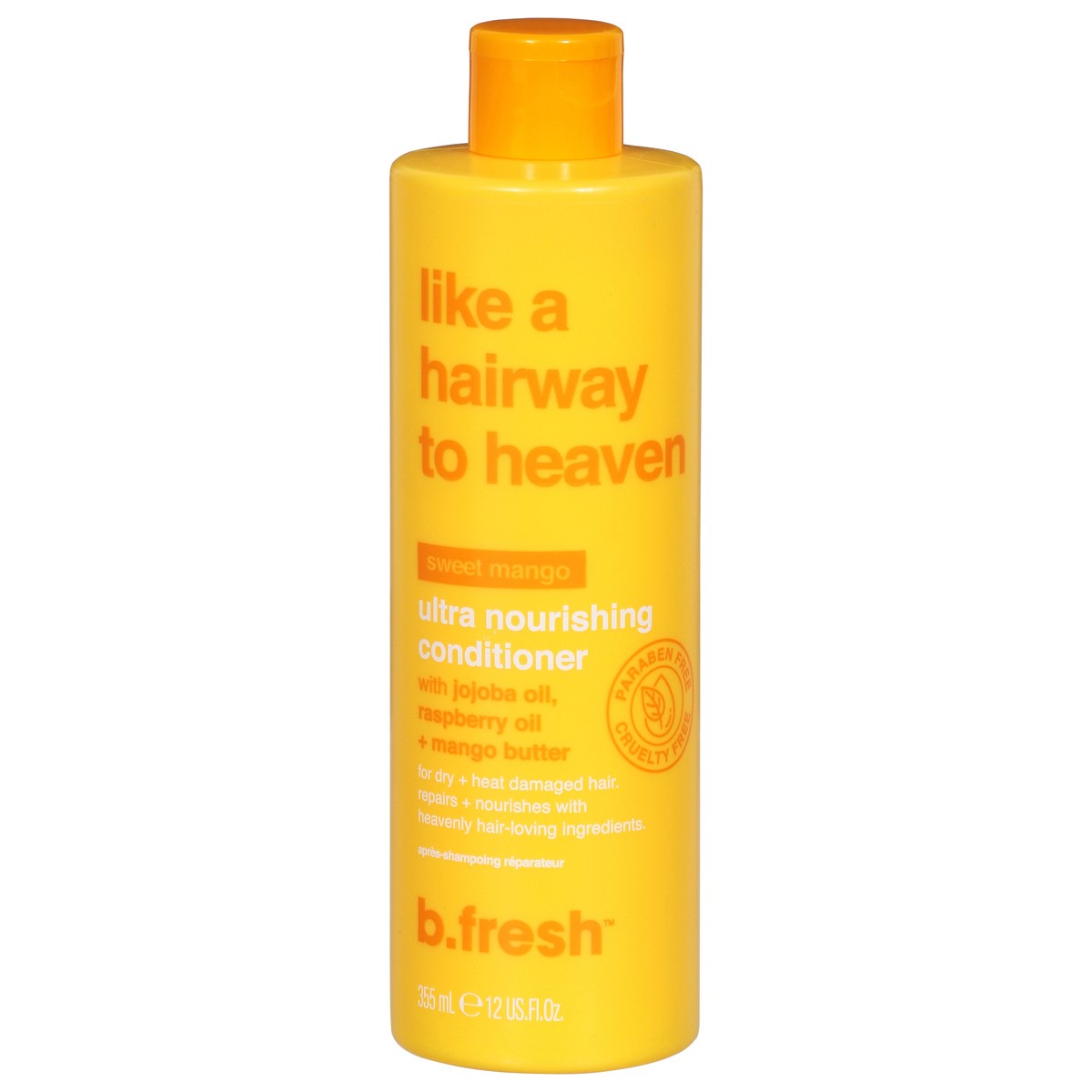 slide 2 of 14, B. Fresh Like a Hairway to Heaven Ultra Nourishing Sweet Mango Conditioner 12 fl oz, 12 fl oz