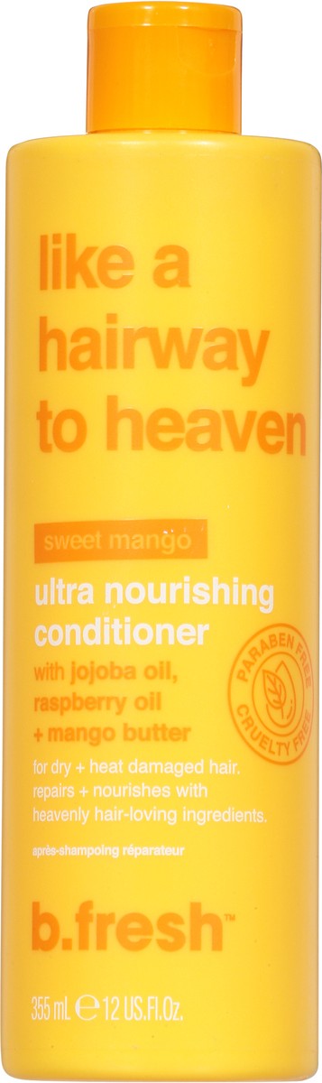 slide 4 of 14, B. Fresh Like a Hairway to Heaven Ultra Nourishing Sweet Mango Conditioner 12 fl oz, 12 fl oz