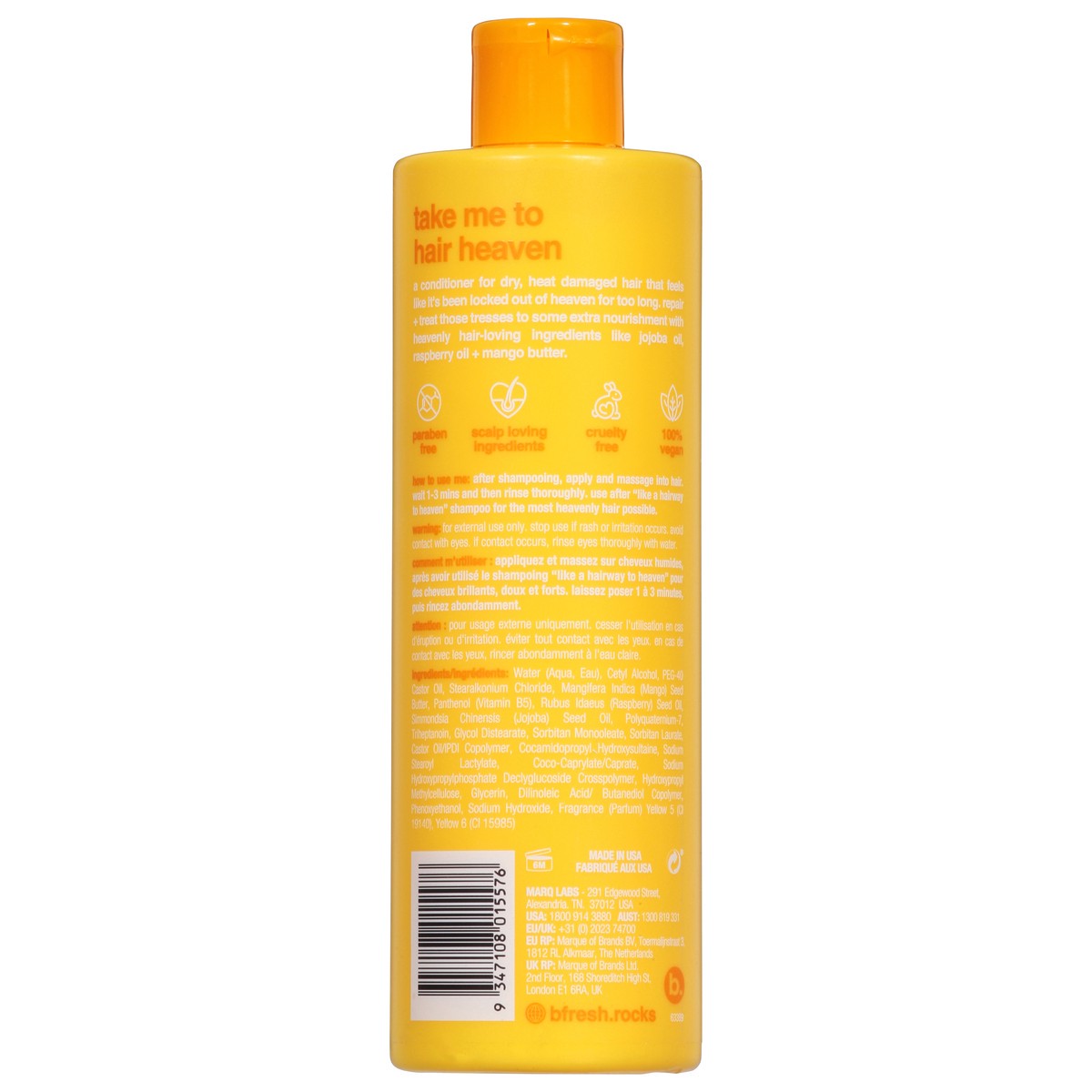 slide 12 of 14, B. Fresh Like a Hairway to Heaven Ultra Nourishing Sweet Mango Conditioner 12 fl oz, 12 fl oz