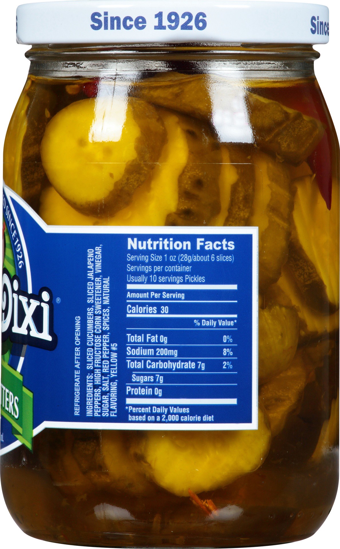 slide 3 of 5, Del-Dixi Del Dixi Jalapeno Bread-N-Butters, 16 oz