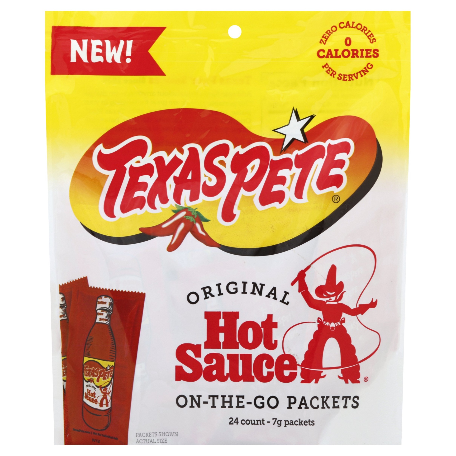 slide 1 of 1, Texas Pete Hot Sauce 24 ea, 24 ct