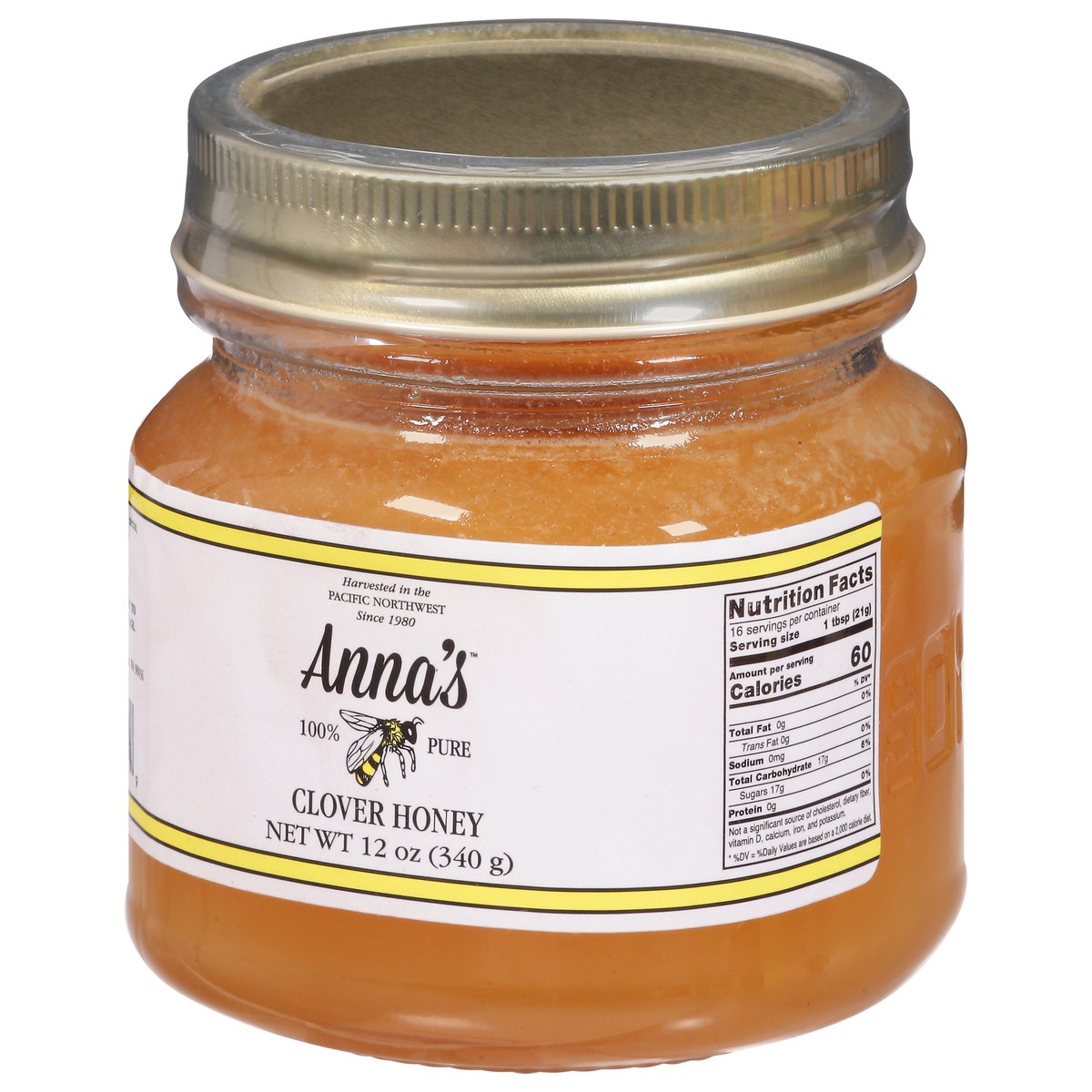 slide 8 of 14, Anna's Clover Honey 12 oz, 12 oz