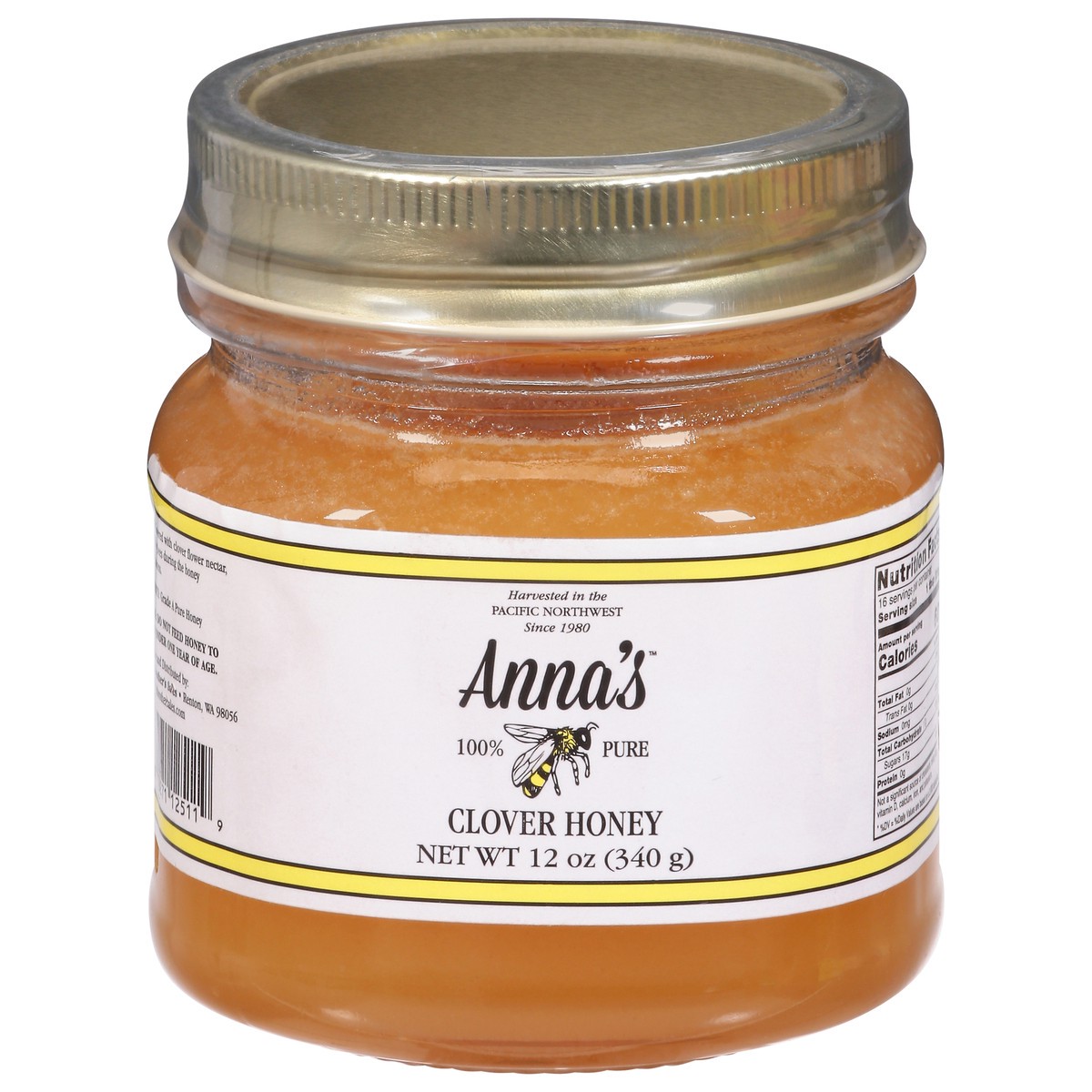 slide 4 of 14, Anna's Clover Honey 12 oz, 12 oz