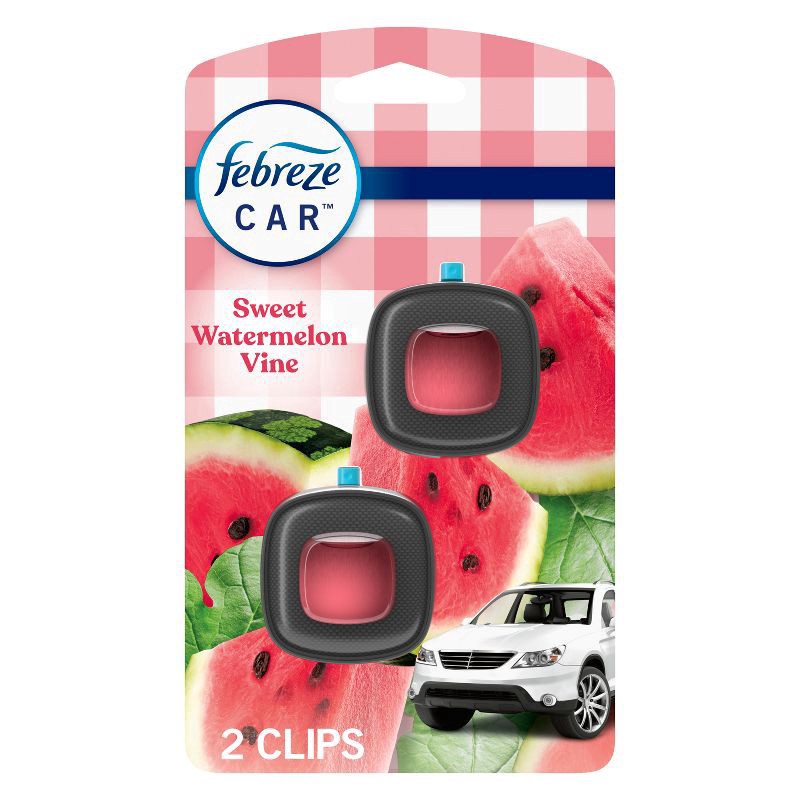 slide 6 of 9, Febreze Car Vent Clip Sweet Watermelon, 2 ct
