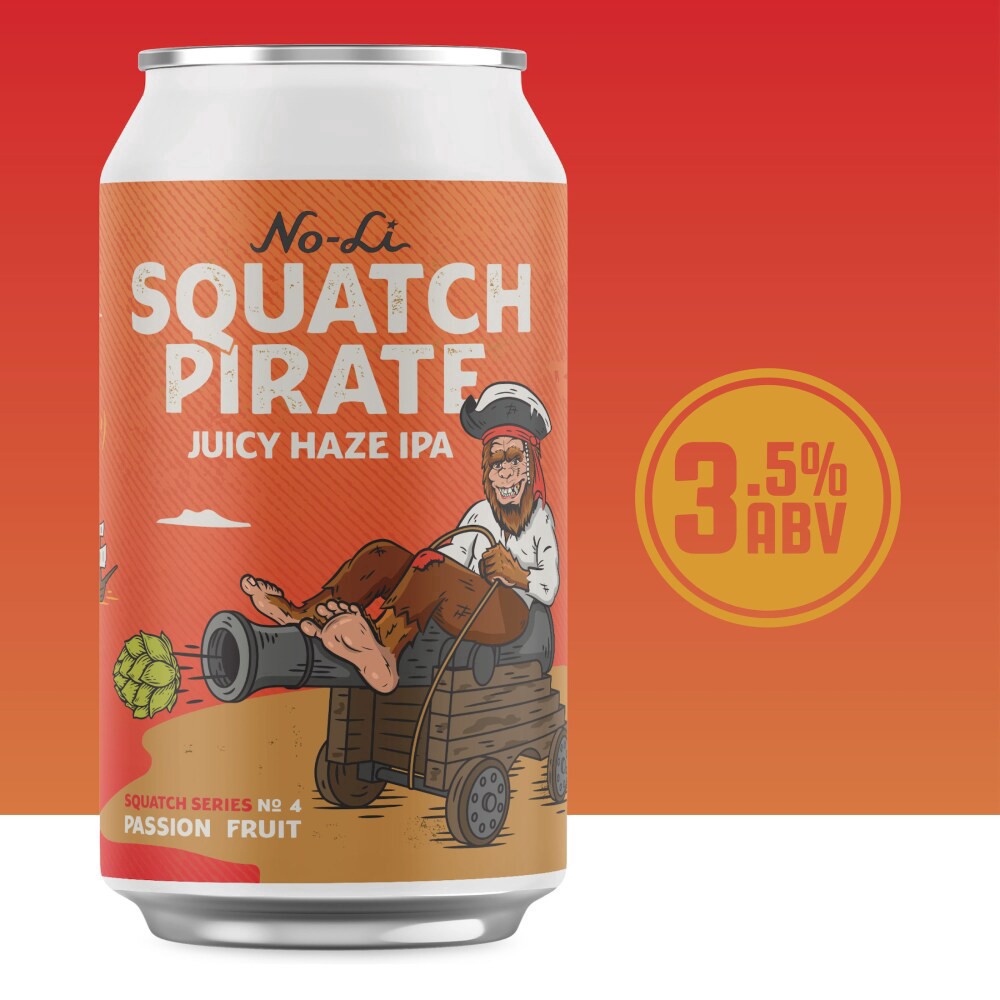 slide 2 of 6, No-Li Squatch Pirate Juicy Haze Ipa, 6 ct; 12 fl oz