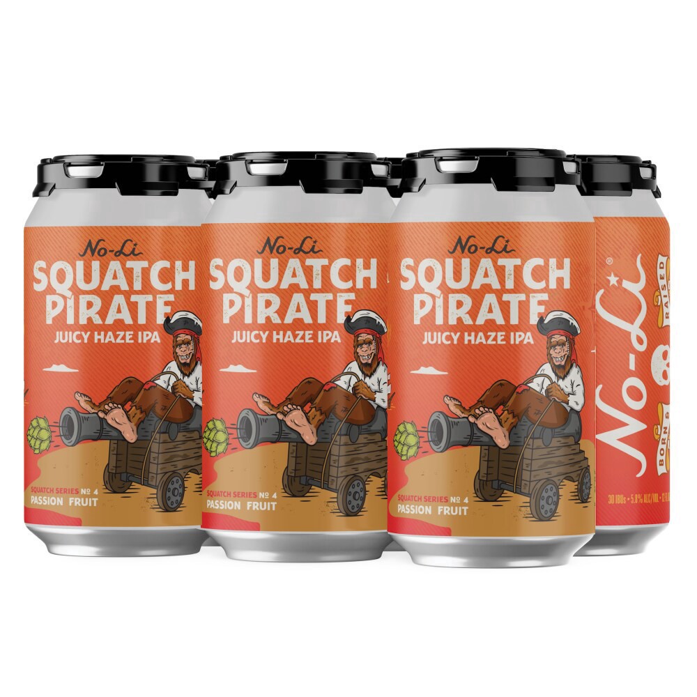 slide 5 of 6, No-Li Squatch Pirate Juicy Haze Ipa, 6 ct; 12 fl oz