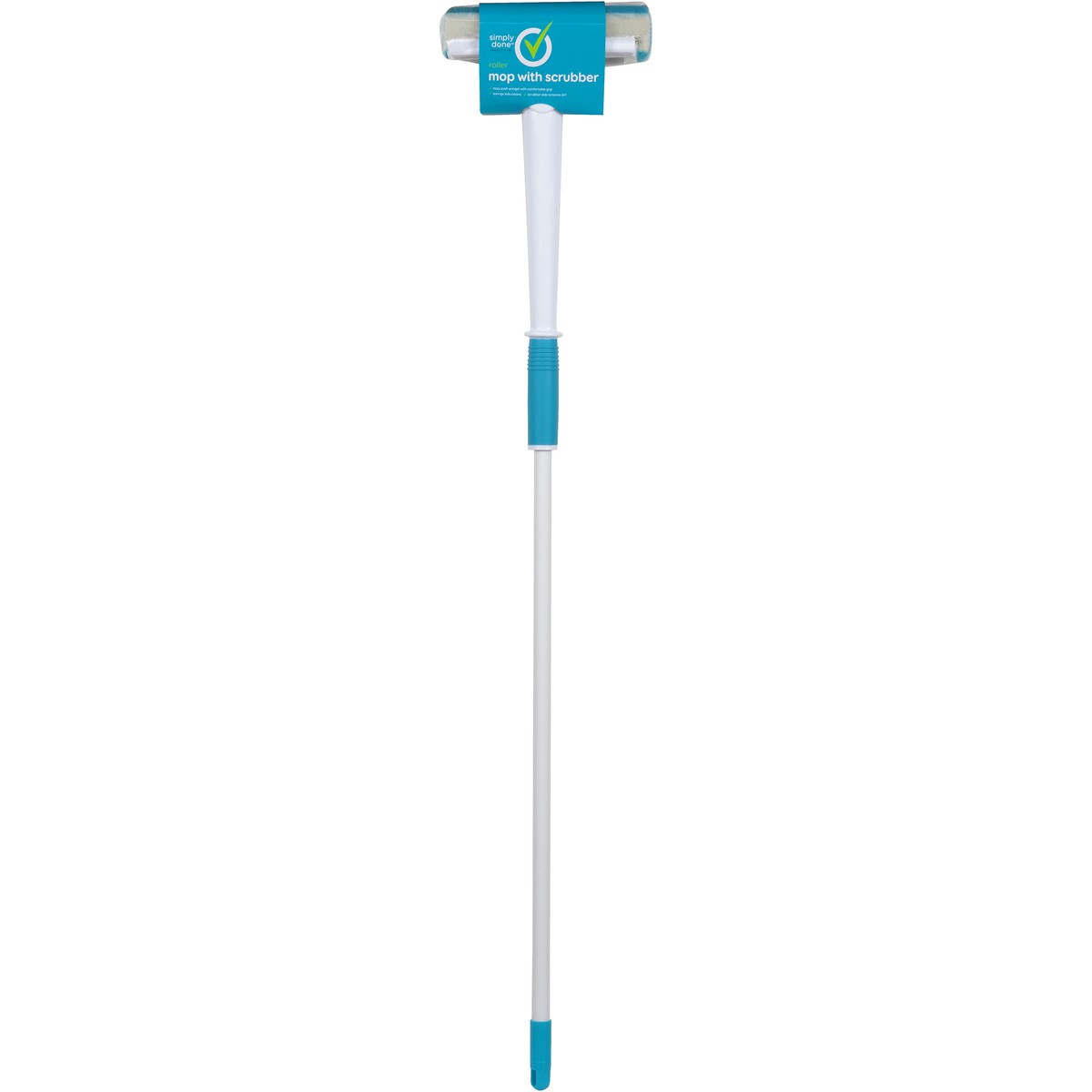 slide 1 of 8, Simply Done Roller Mop with Scrubber, 1 ct