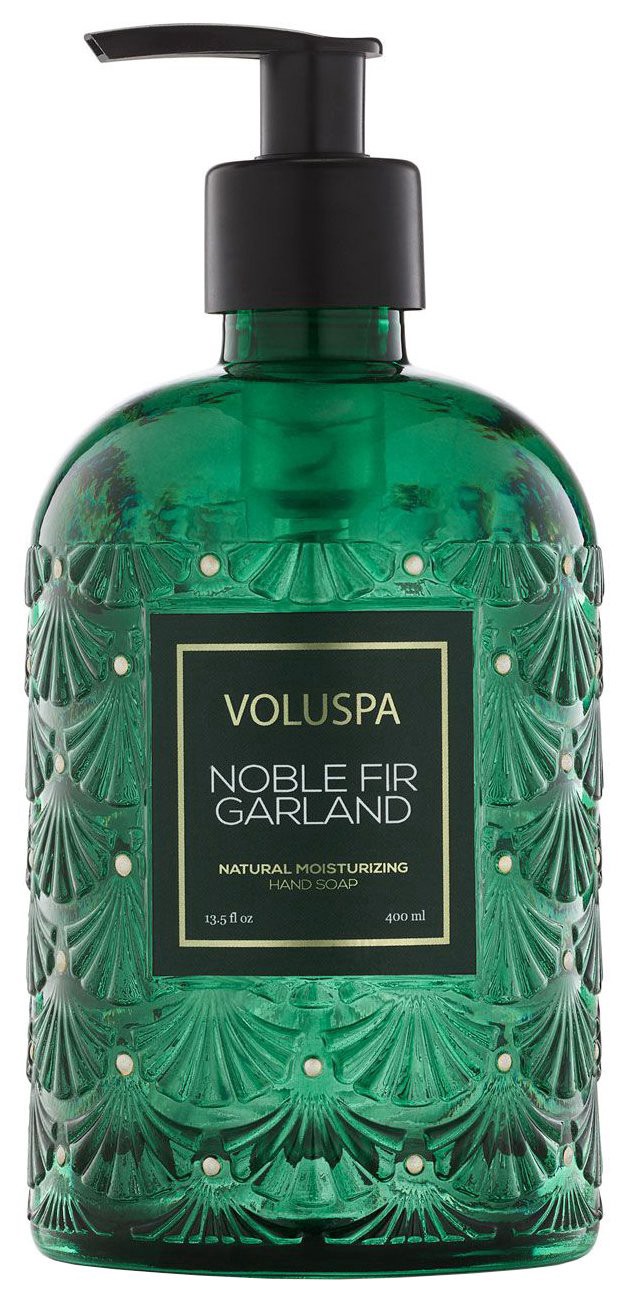 slide 1 of 1, Voluspa Noble Fir Garland Hand Soap, 13.5 oz