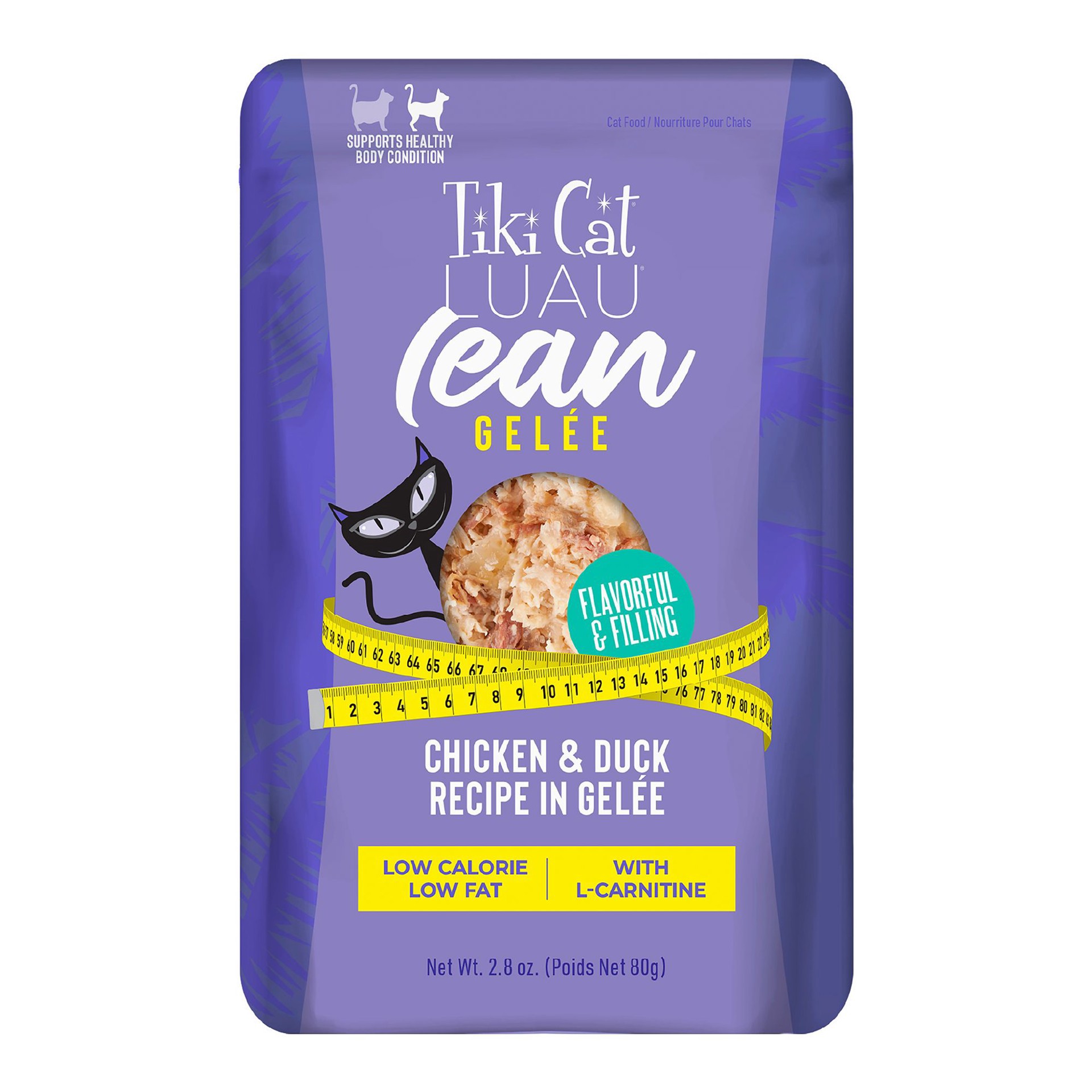 slide 1 of 1, Tiki Cat Gelee Wet Cat Food, Chicken & Duck, 2.8 oz. Pouch, 2.8 oz