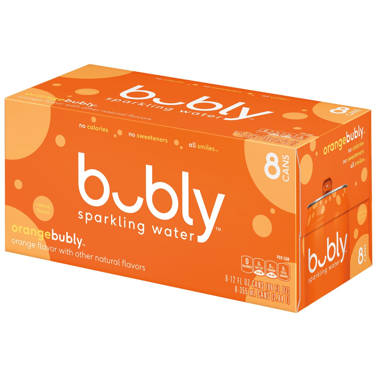 slide 5 of 6, bubly Sparkling Water - 8 ct, 8 ct