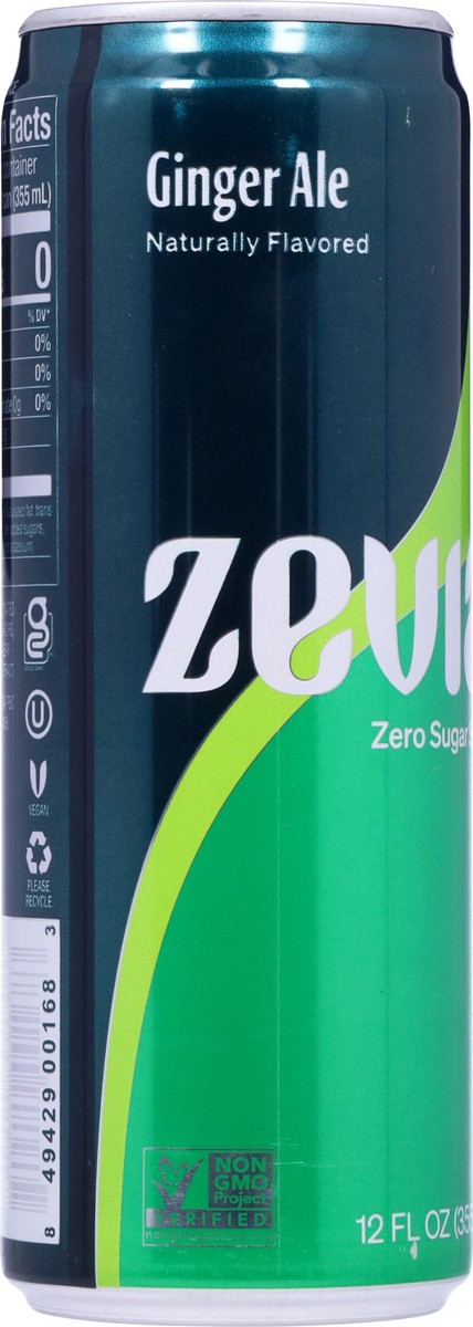 slide 5 of 9, Zevia Ginger Ale Sleek Single - 12 oz, 12 oz