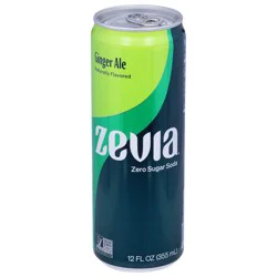 Zevia Ginger Ale Sleek Single - 12 oz