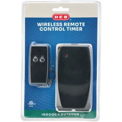 H-E-B Wireless Remote Control Timer