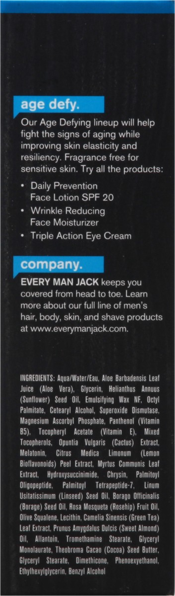 slide 4 of 13, Every Man Jack Triple Action Age Defy Eye Cream 0.5 fl oz, 0.5 fl oz