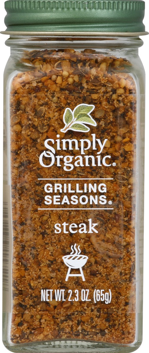 slide 2 of 2, Frontier Co-Op Frontier Natural Products Co-Op Simply Organic Steak Grill Seasons, 2.3 oz