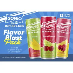Sonic Variety Flavor Blast 12 Pack