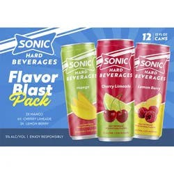 Sonic Variety Flavor Blast 12 Pack