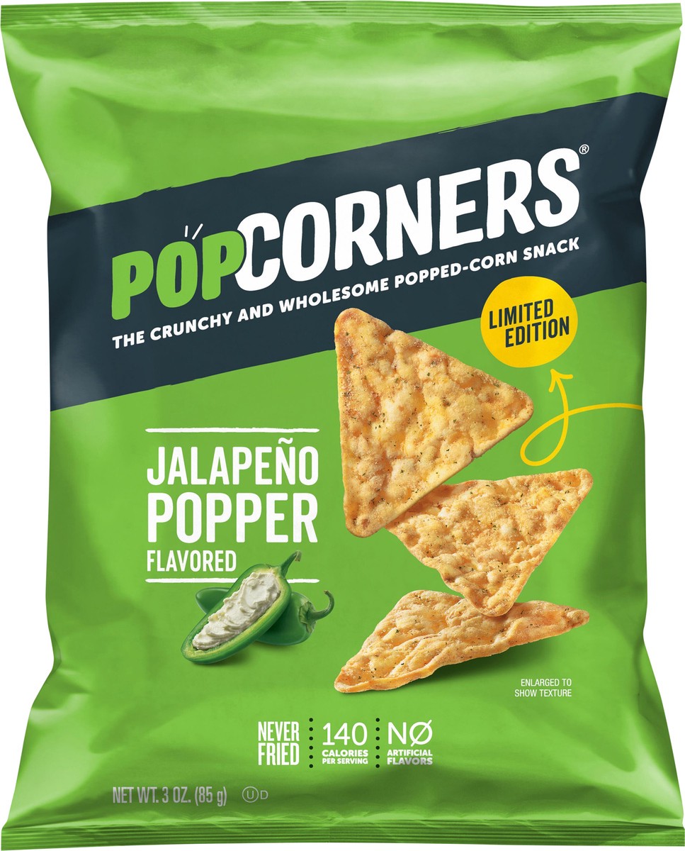 slide 7 of 8, Popcorners Jalapeno Popper Single Serve, 3 oz