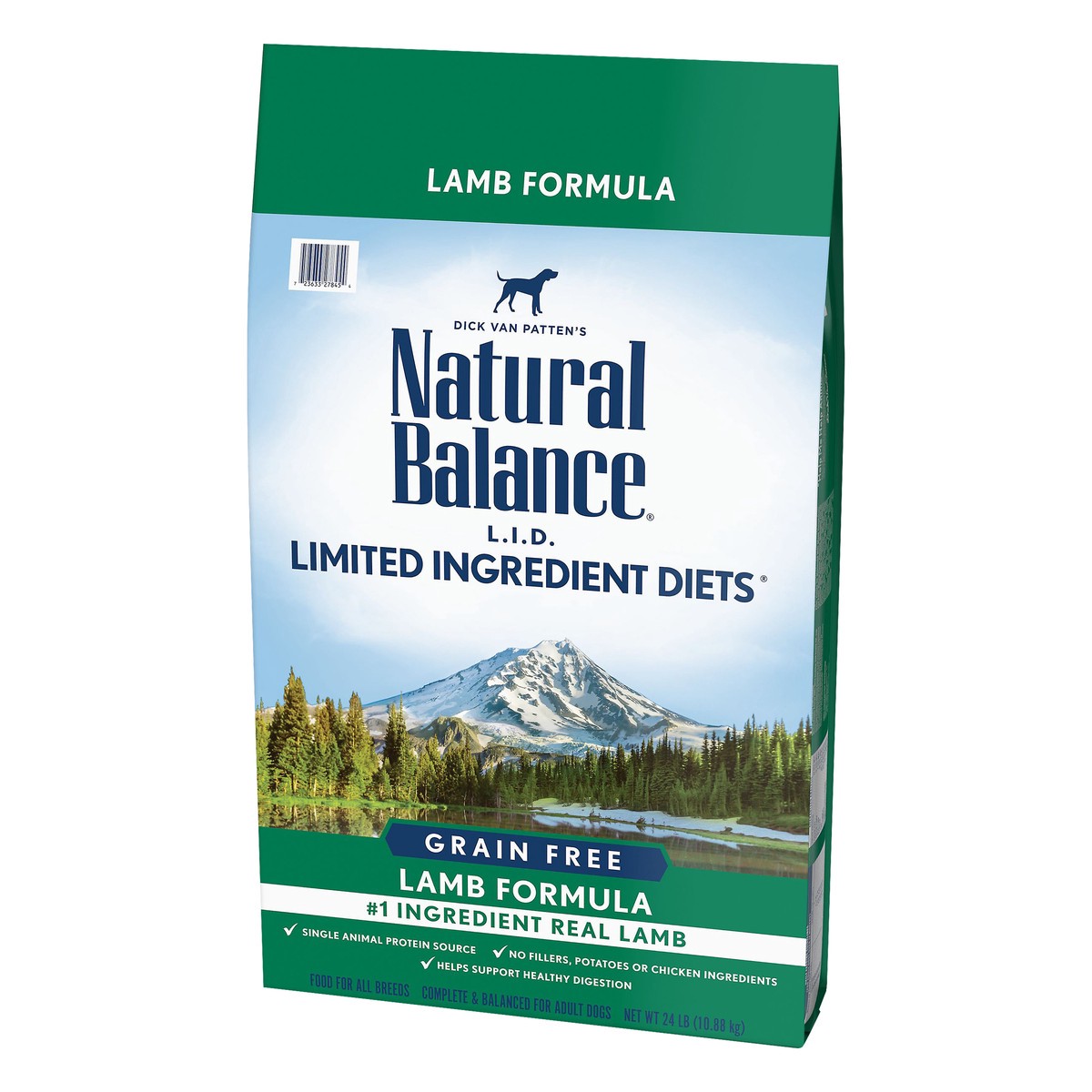 slide 3 of 9, Natural Balance L.I.D. Limited Ingredient Diets Grain Free Lamb Formula Dog Food 24 lb, 24 lb