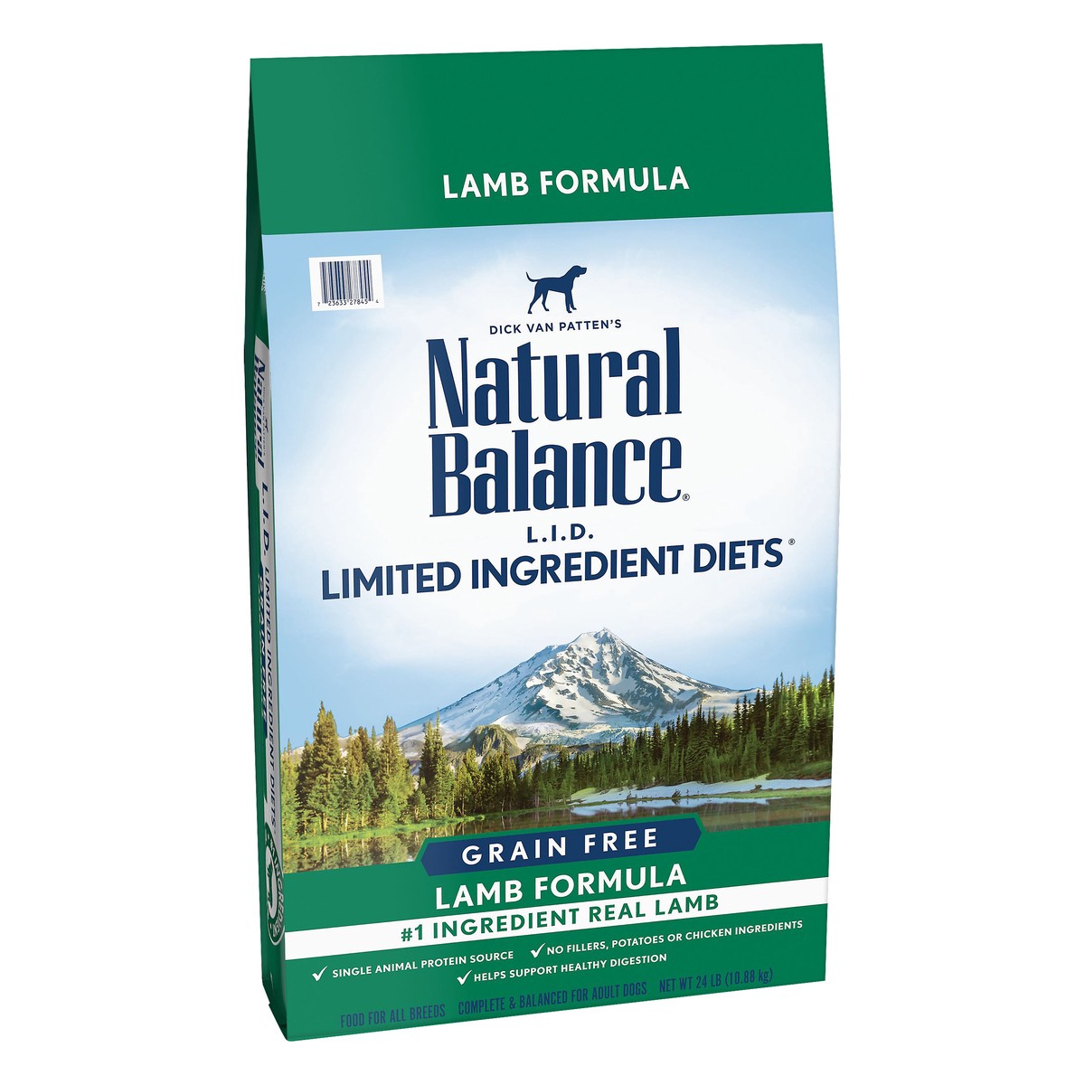 slide 4 of 9, Natural Balance L.I.D. Limited Ingredient Diets Grain Free Lamb Formula Dog Food 24 lb, 24 lb