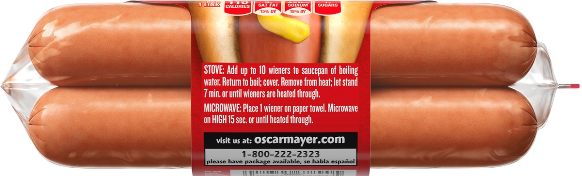 slide 8 of 10, Oscar Mayer Classic Uncured Wieners Hot Dogs Pack, 16 oz