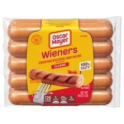 Oscar Mayer Classic Wieners Hot Dogs, 10 ct Pack