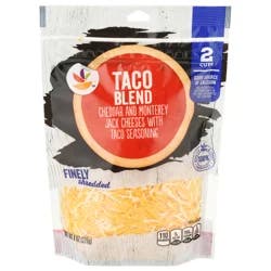 Giant Nacho Taco Cheese Blend Finely Shredded Natural