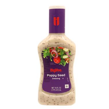 slide 1 of 1, Hy-Vee Poppy Seed Dressing, 16 fl oz