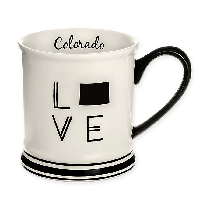 slide 1 of 1, Formation Brands Colorado State Love Mug - Black and White, 1 ct