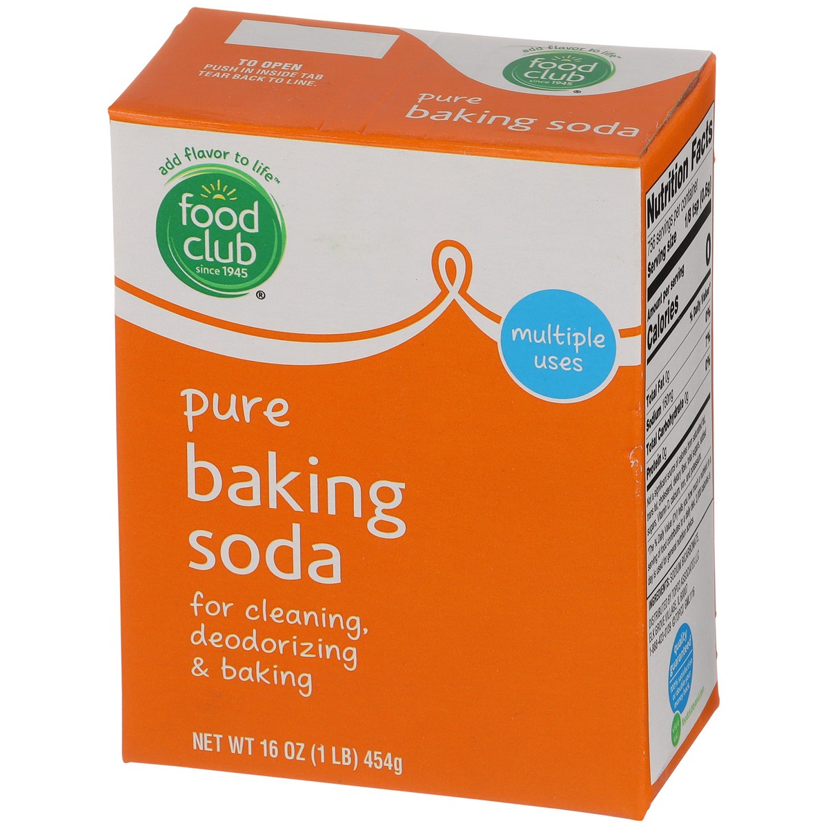 slide 6 of 9, Food Club Pure Baking Soda 16 oz, 16 oz