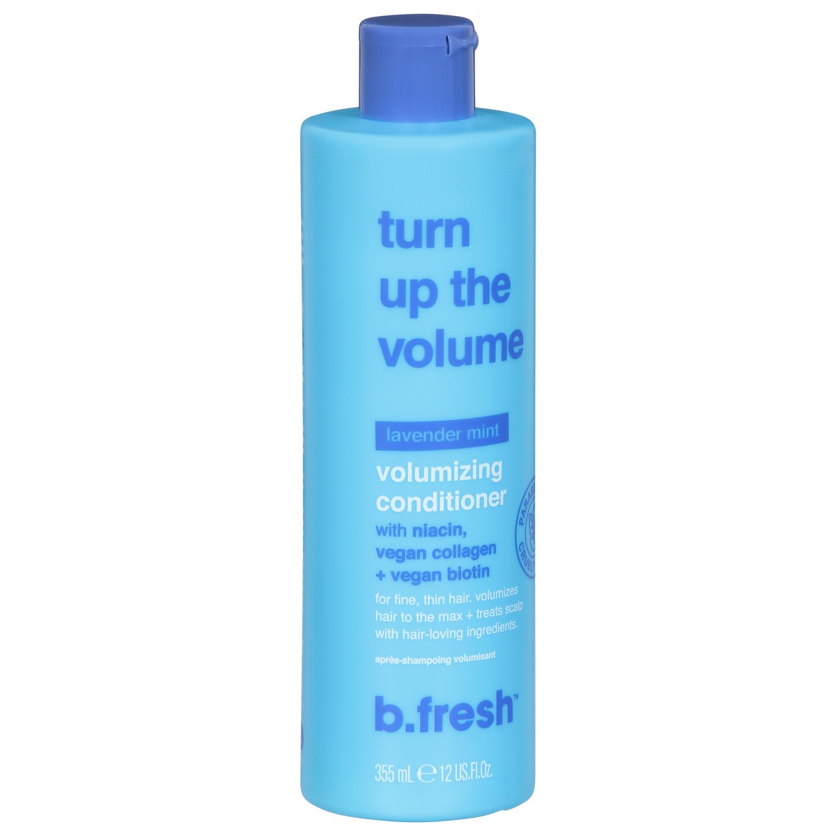 slide 2 of 9, b.fresh Volumizing Lavender Mint Conditioner 12 fl oz, 12 oz