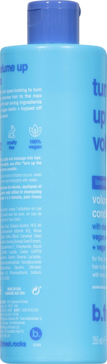 slide 9 of 9, b.fresh Volumizing Lavender Mint Conditioner 12 fl oz, 12 oz