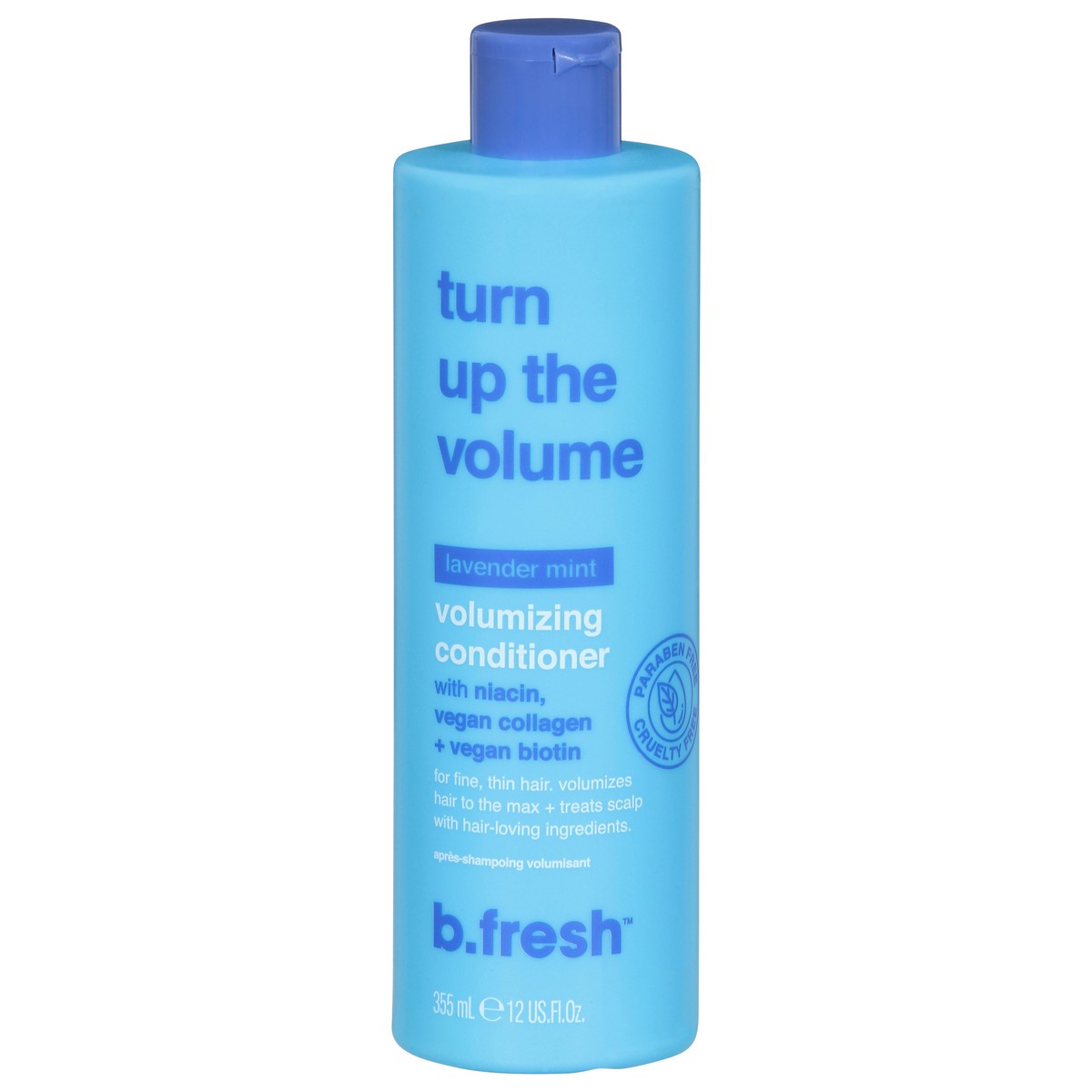 slide 1 of 9, b.fresh Volumizing Lavender Mint Conditioner 12 fl oz, 12 oz