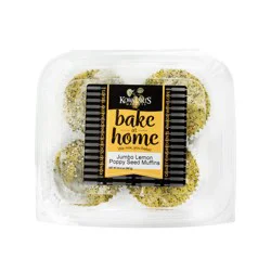 Kowalskis Bake At Home Lemon Poppyseed Muffins Jumbo